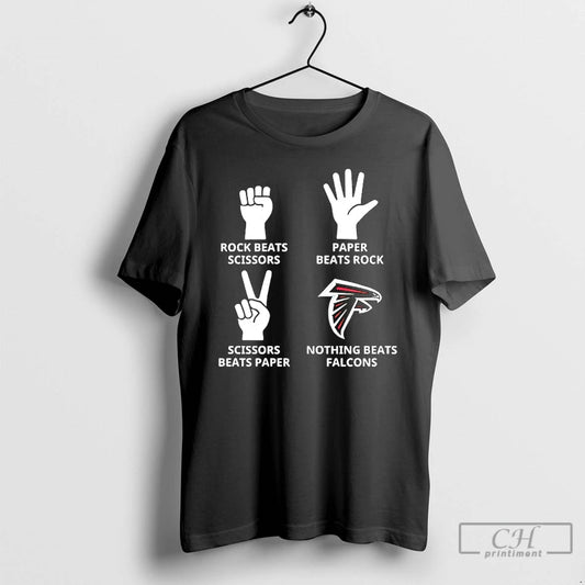 Classic Atlanta Falcons Nothing Beats Rock Beats Scissors Paper Beats Rock Scissors Beats Paper