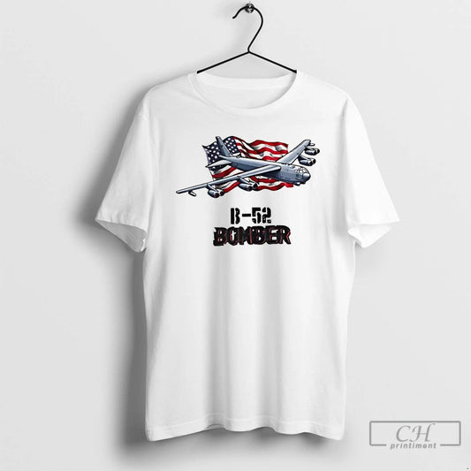 Classic B 52 Bomber Usa Flag