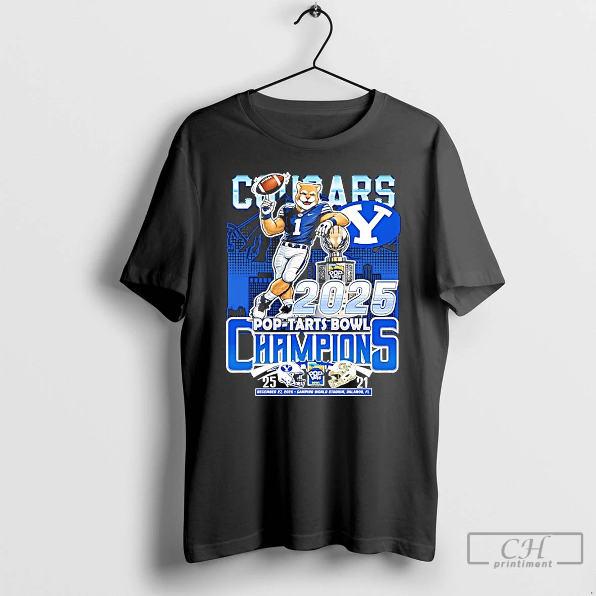 Classic Byu Cougars Pop Tarts Bowl 25 21 Dec 27 2025 Mascot T Shirts Sweater