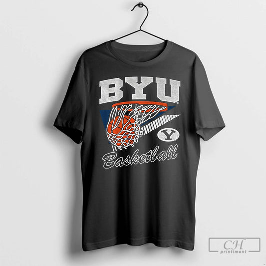 Classic Byu Cougars Basketball Logo 2025