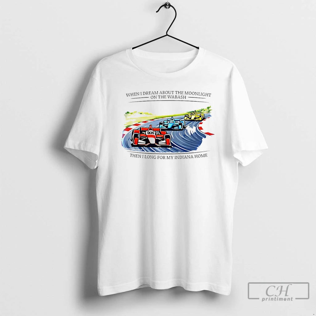 Classic Back Home Again In Indiana Indycar Graphic
