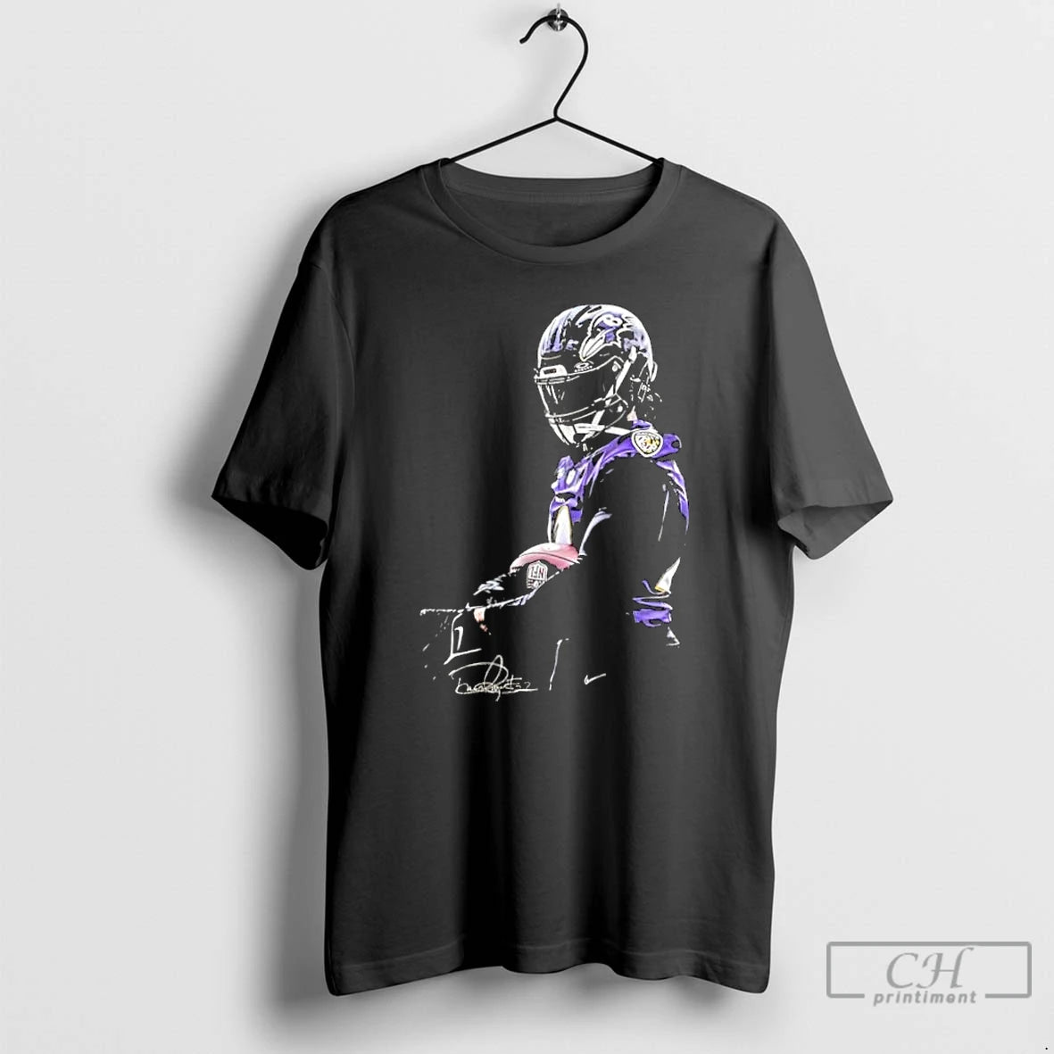 Classic Baltimore Ravens Derrick Henry Vintage 90s Graphic Signature