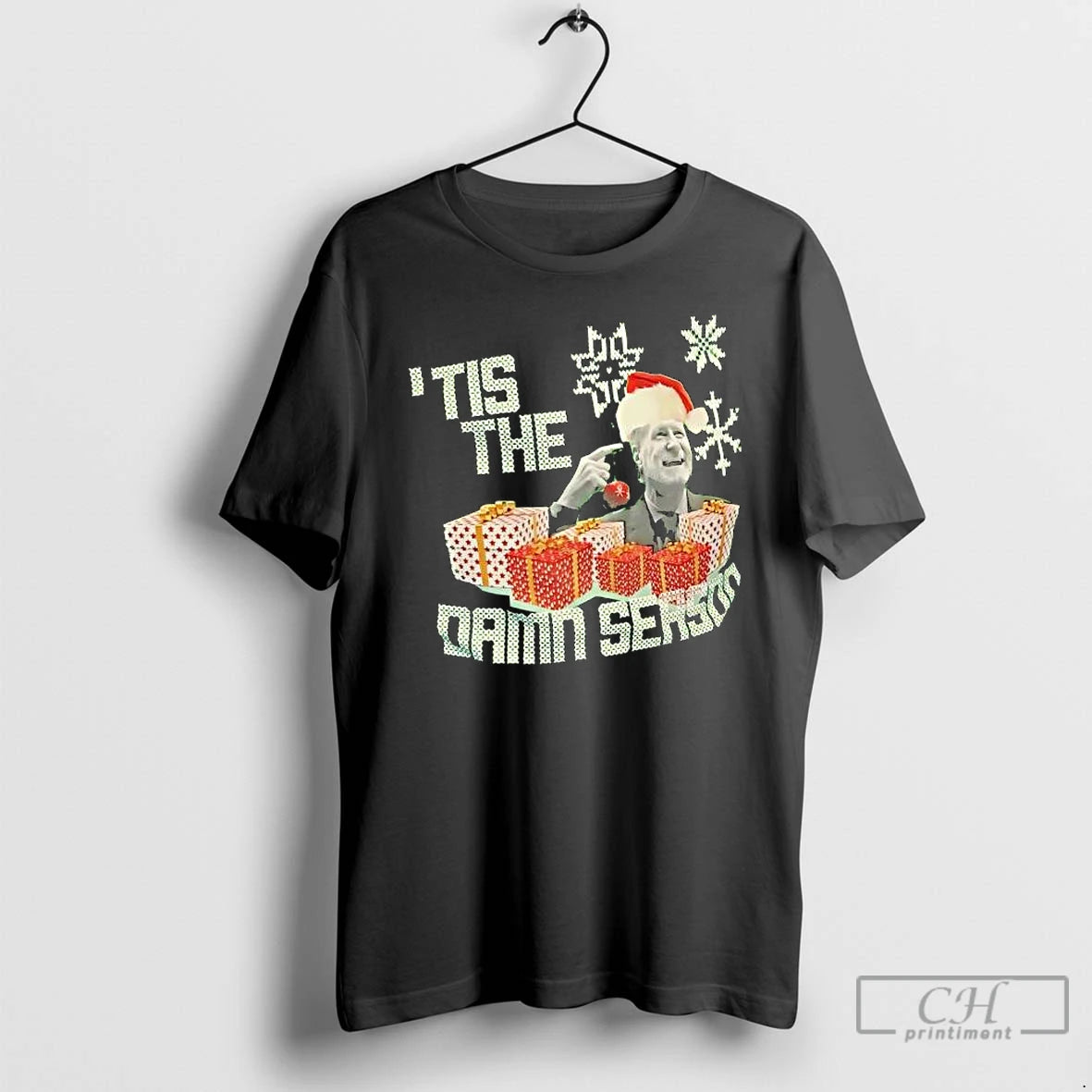 Classic Bill Wennington Tis The Damn Season Christmas Graphic