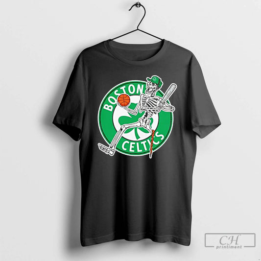 Classic Boston Celtics Skeleton Player