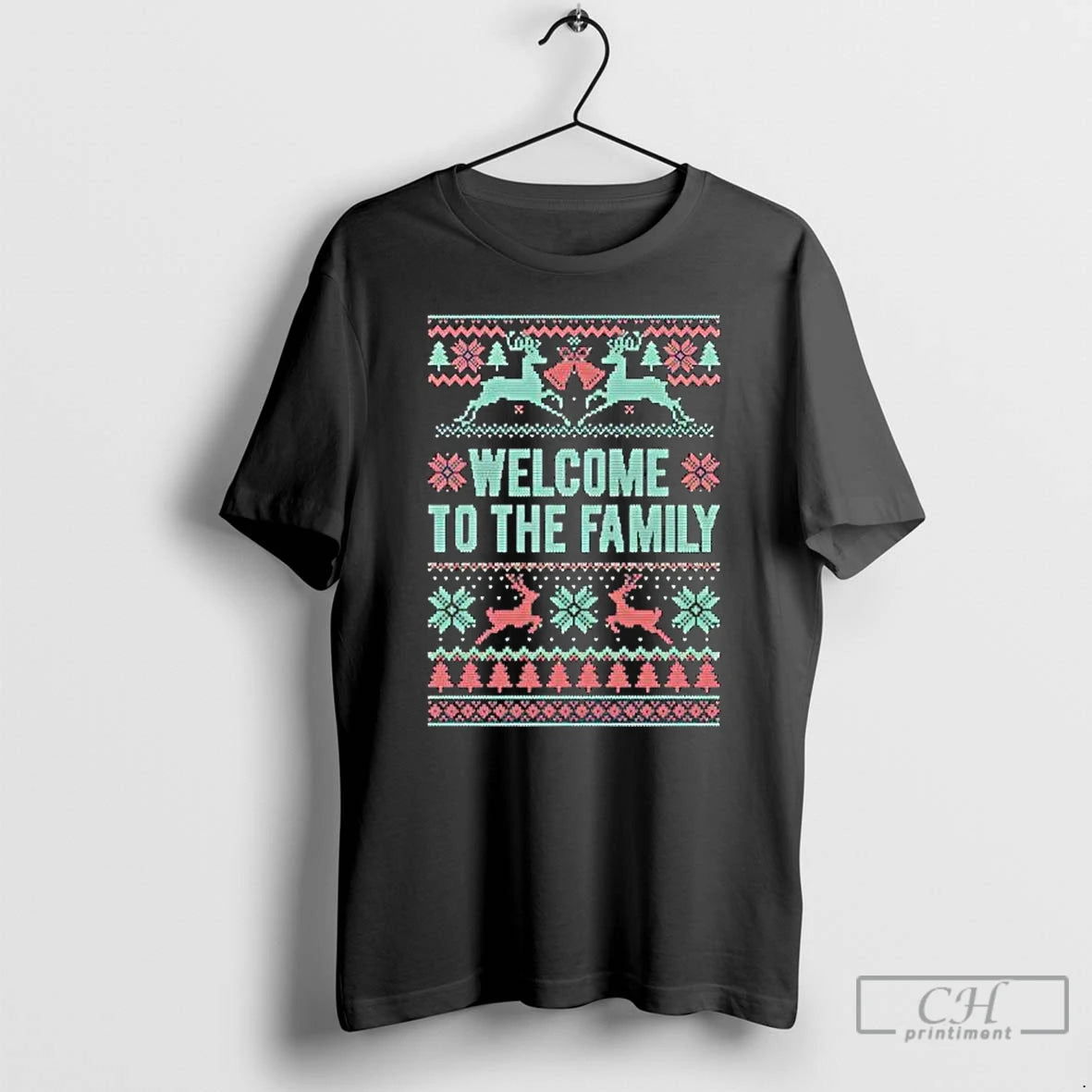 Classic Brett Eldredge Wearing Welcome To The Family Christmas Ugly
