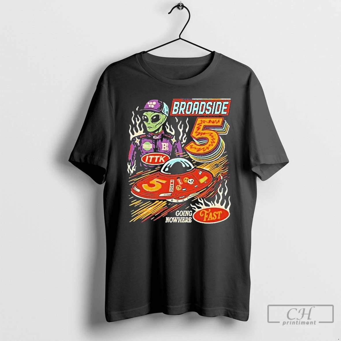 Classic Broadside Going Nowhere Nascar Star Alien