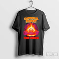 Classic Calcifer Emotional Support Fire Demon Cartoon