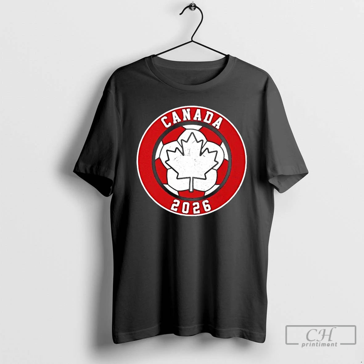 Classic Canada 2026 Vintage Soccer Emblem