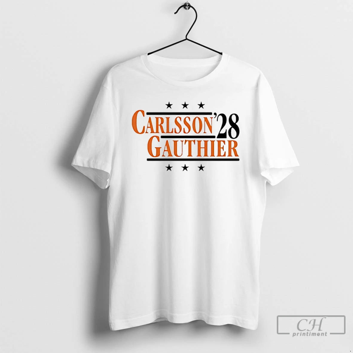 Classic Carlsson And Gauthier 28 Anaheim Hockey
