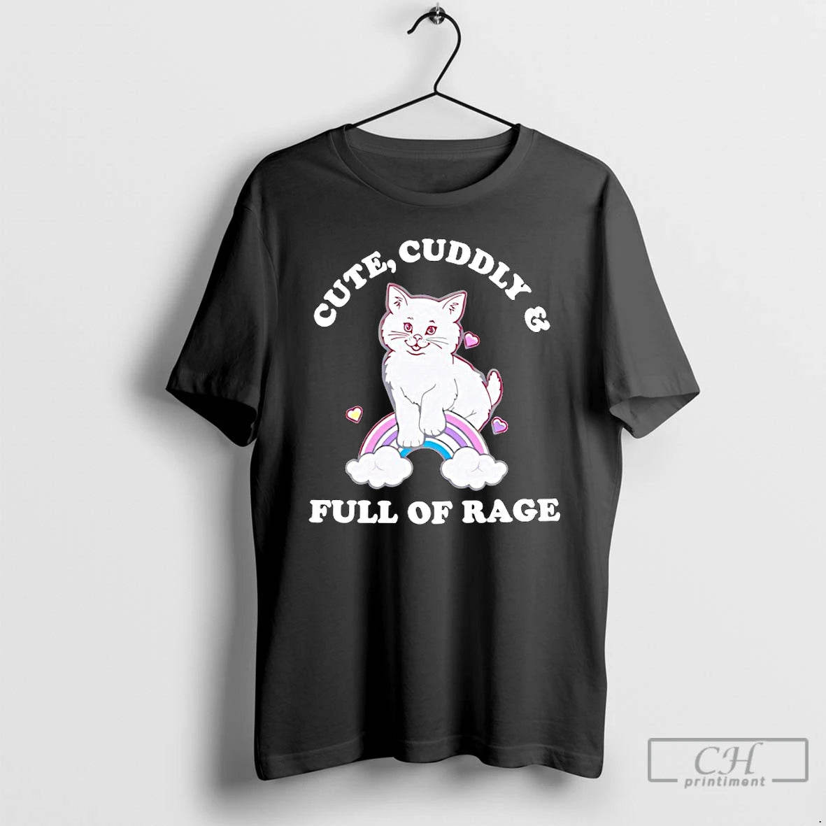 Classic Cat Cute Cuddly And Full Of Rage