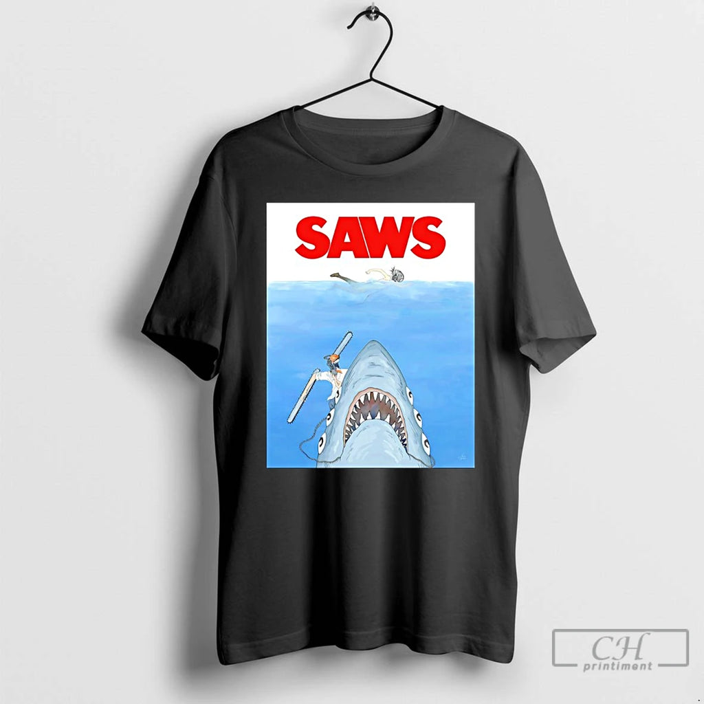 Classic Chainsaw Man Jaws Parody