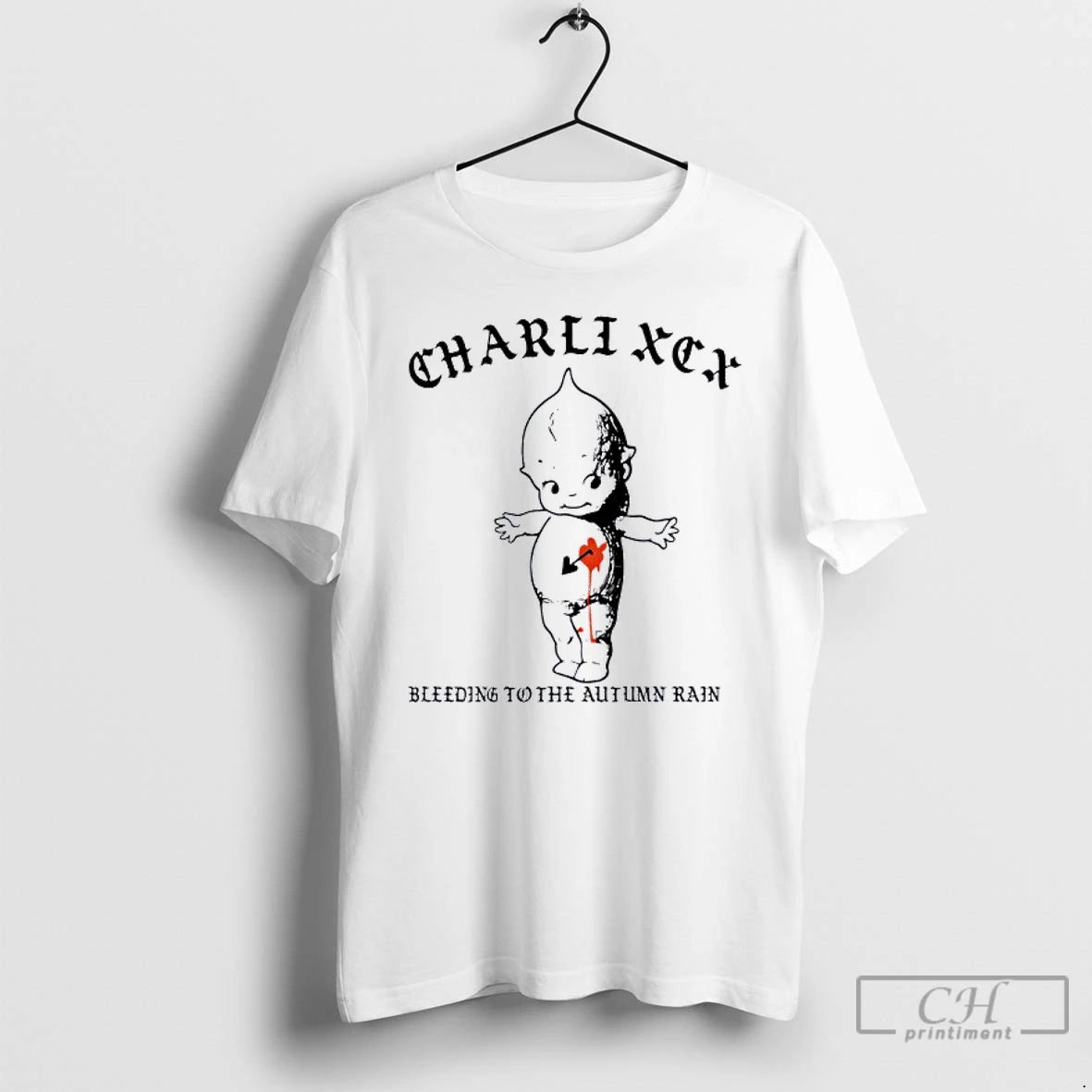 Classic Charli Xcx Brat Tattoo Kewpie Bleeding To The Autumn Rain