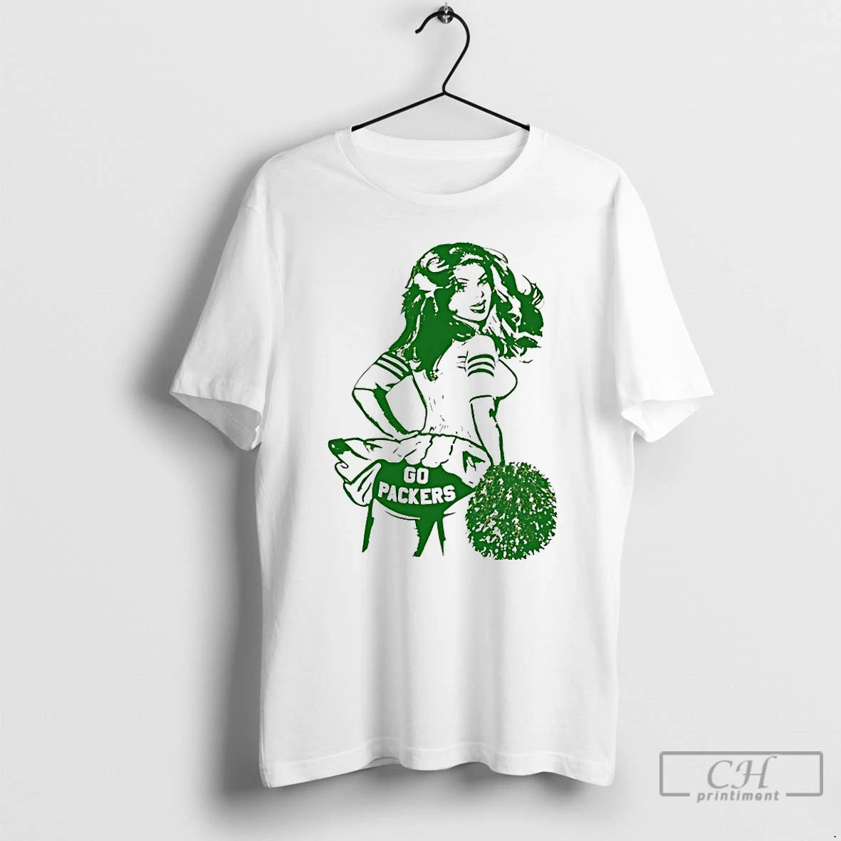 Classic Cheerleader Green Bay Packers Go Packers