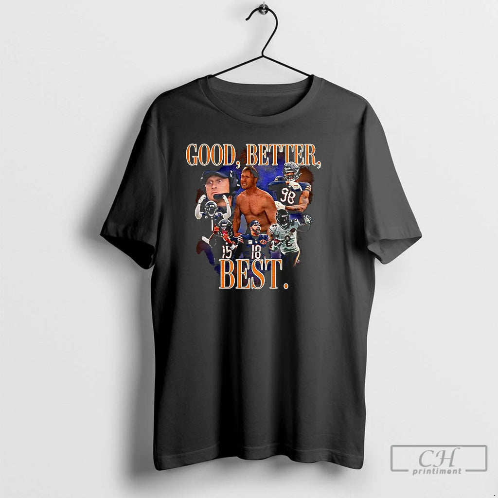 Classic Chicago Bear Football Good Better Best Player Graphic 90s Vintage