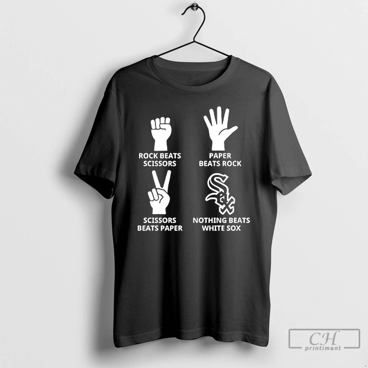 Classic Chicago White Sox Nothing Beats Rock Beats Scissors Paper Beats Rock Scissors Beats Paper