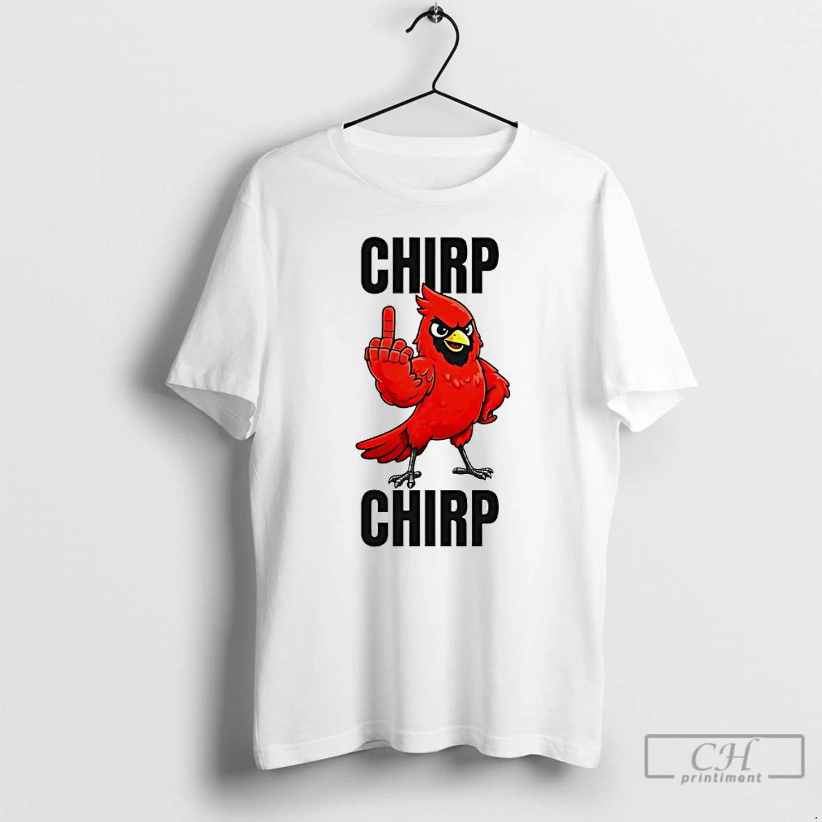 Classic Chirp Chirp Arizona Cardinals Middle Finger Mascot