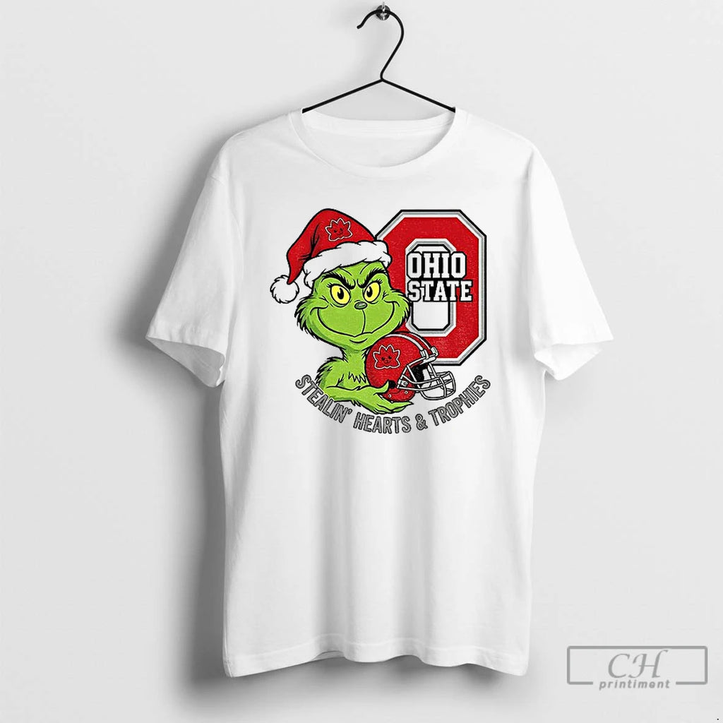 Classic Christmas Grinch Inspired Ohio State Stealin Hearts Trophies