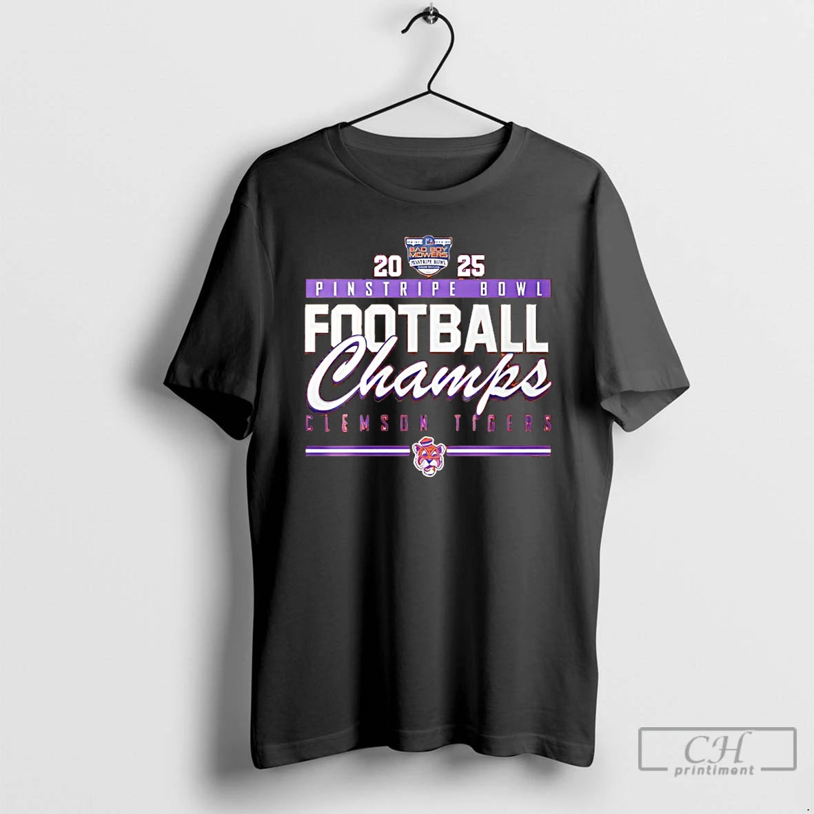 Classic Clemson Tigers Pinstripe Bowl Champions 2025