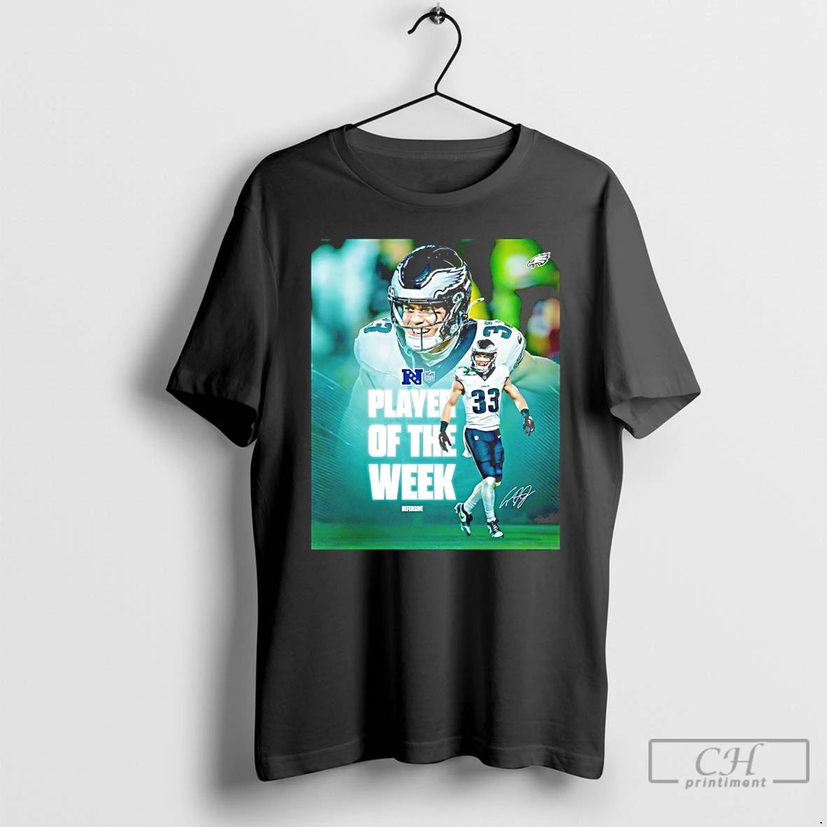 Classic Cooper Dejean 2025 Nfc Defensive Player Of The Week Signature