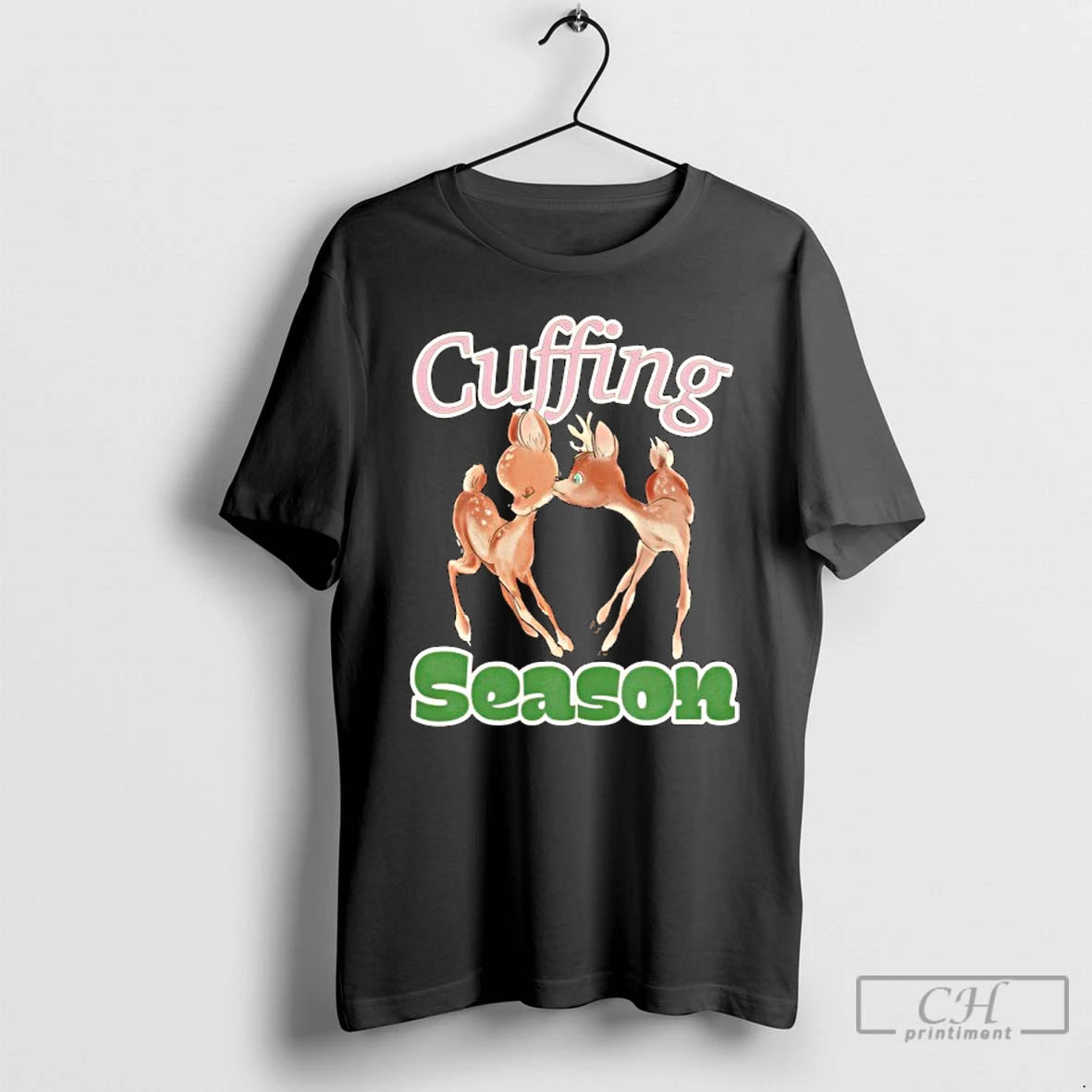 Classic Cuffing Season Two Deer Graphic