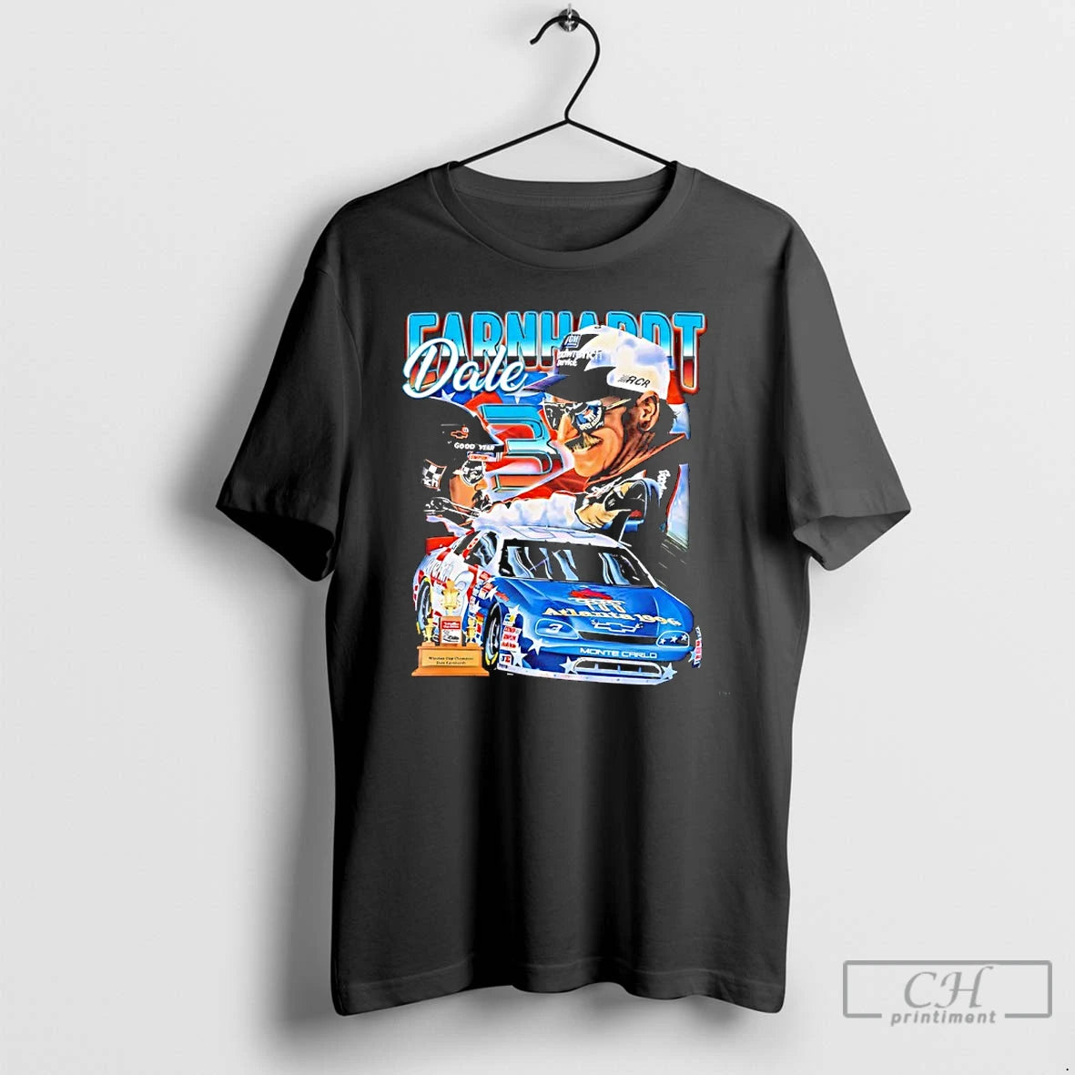 Classic Dale Earnhardt Nascar Player Graphic