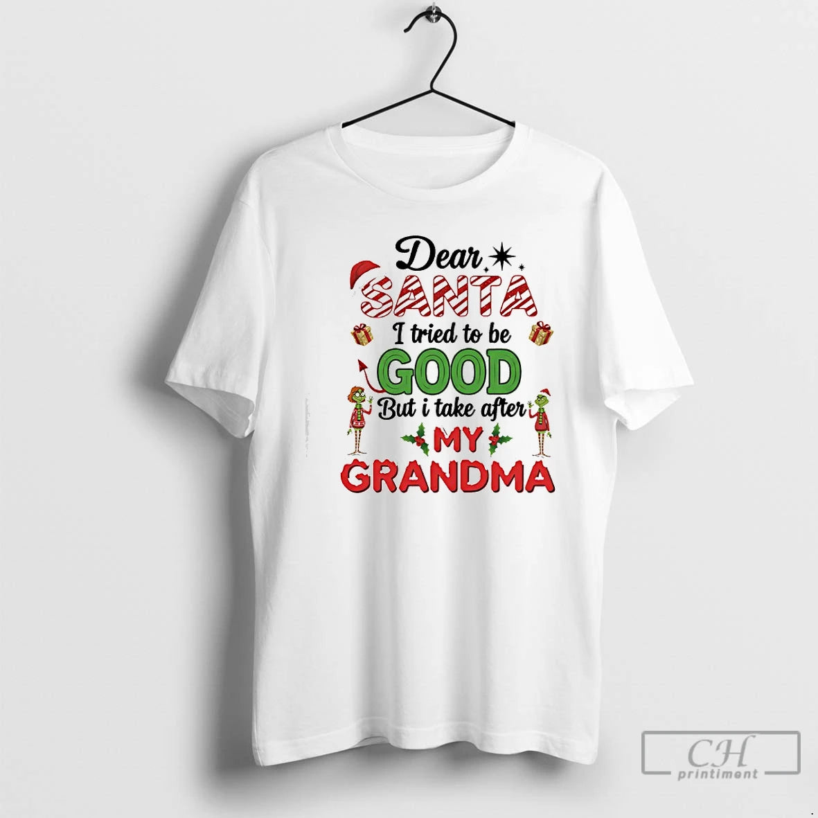 Classic Dear Santa I Tried To Be Good But I Take After My Grandma Christmas
