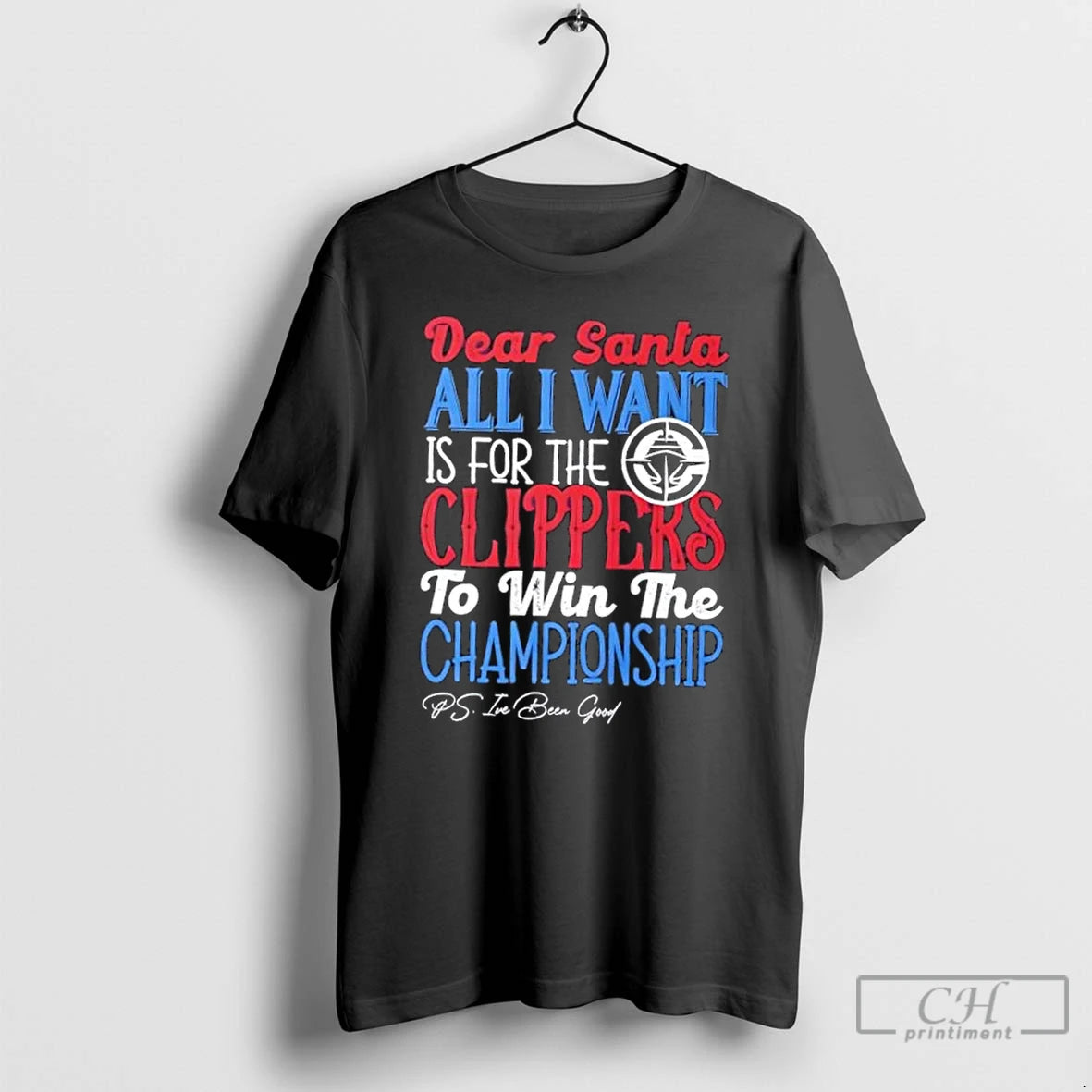 Classic Dear Santa All I Want Is For The Los Angeles Clippers To Win The