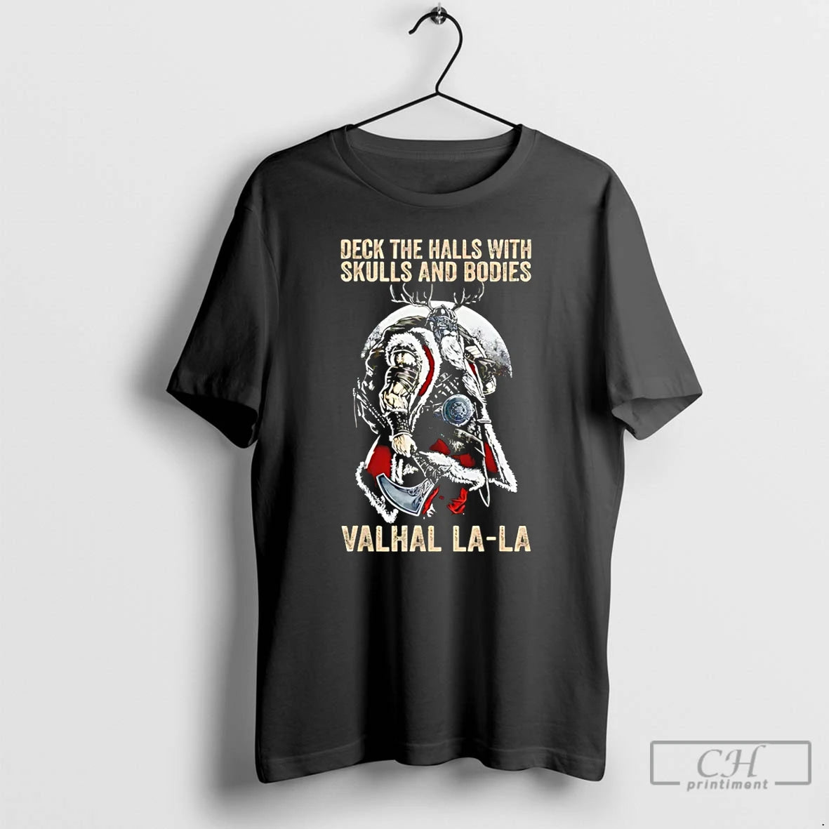 Classic Deck The Halls With Skulls And Bodies Valhal La La
