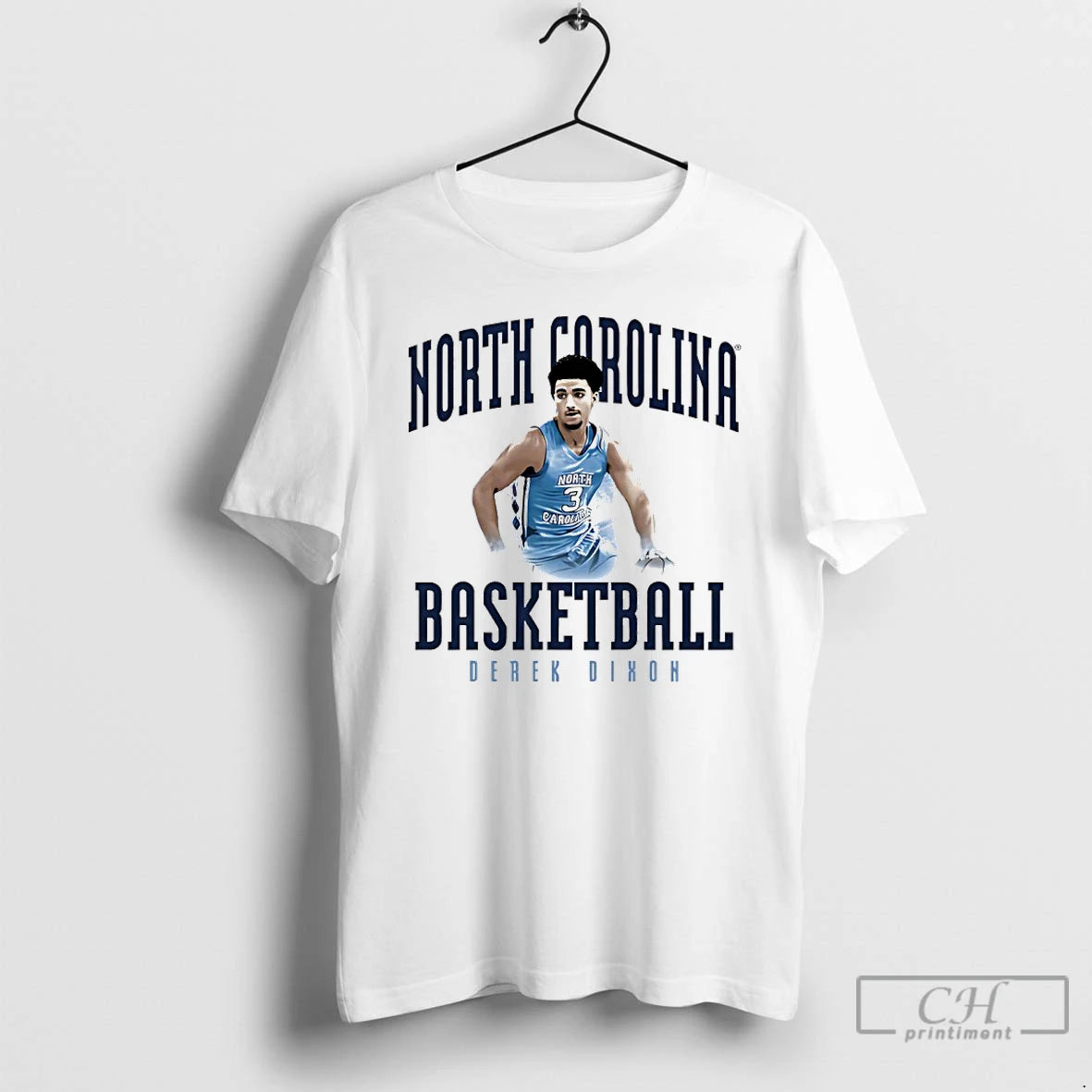 Classic Derek Dixon North Carolina Tar Heels Basketball Player Vintage