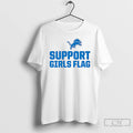 Classic Detroit Lions Support Girls Flag