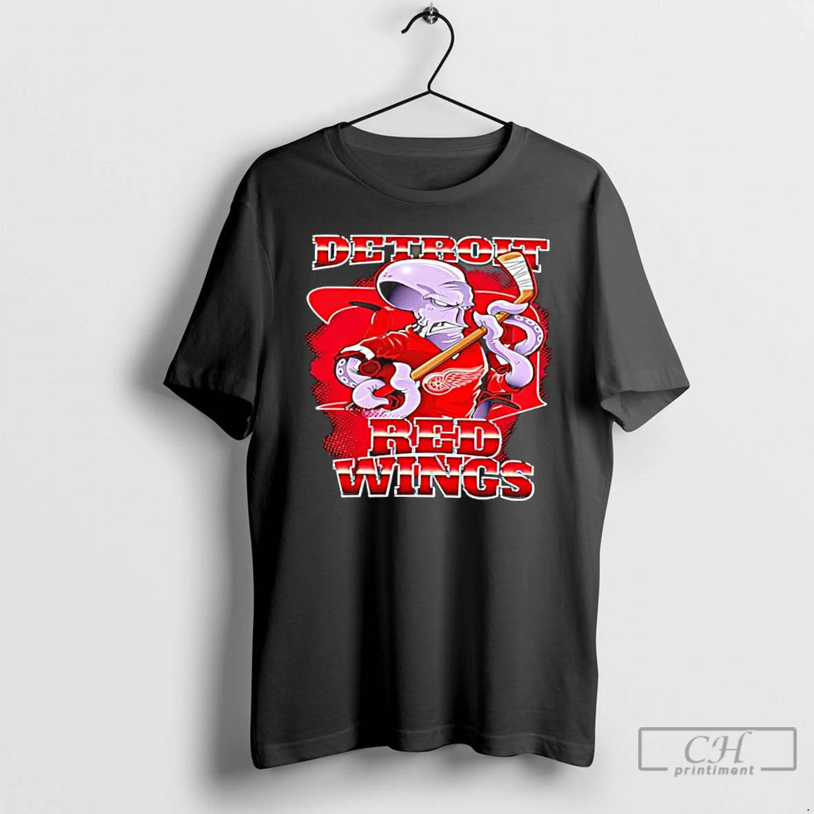 Classic Detroit Red Wings Octopus Devil Stylish