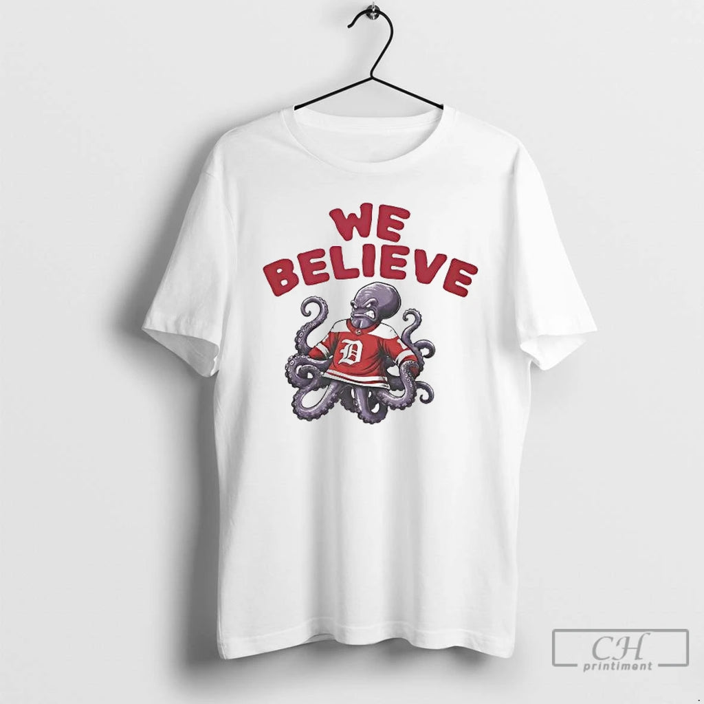 Classic Detroit Red Wings Octopus We Believe