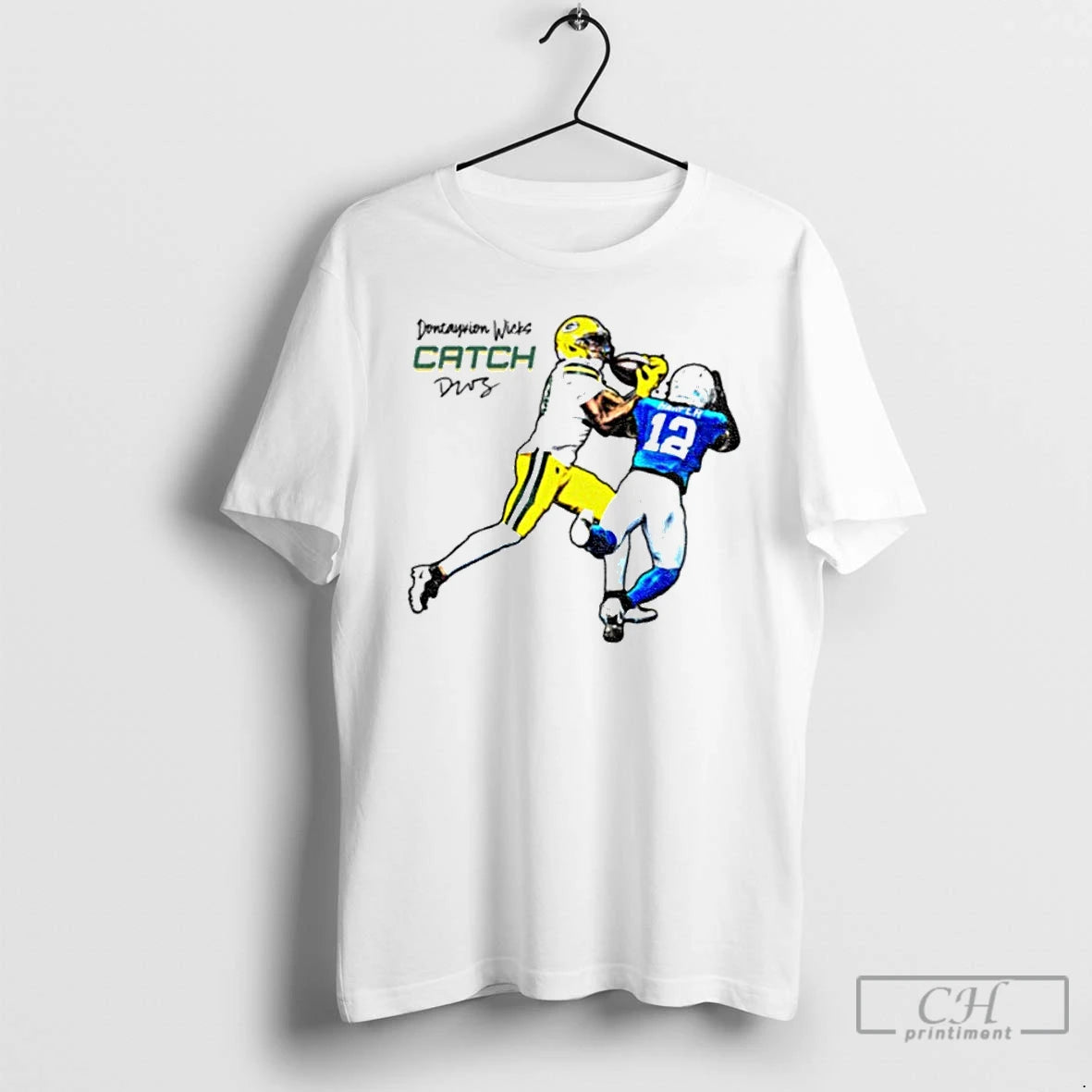 Classic Dontayvion Wicks Catch Green Bay Packers Vs Lions Detroit Signature