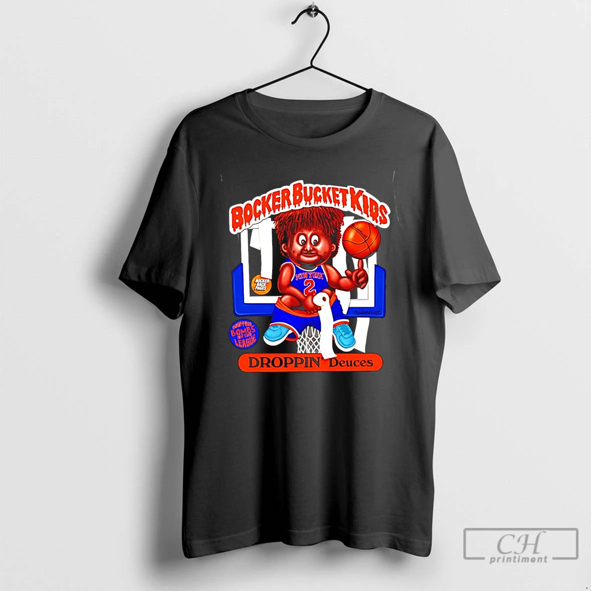 Classic Droppin Deuces Ny Knicks Caricature