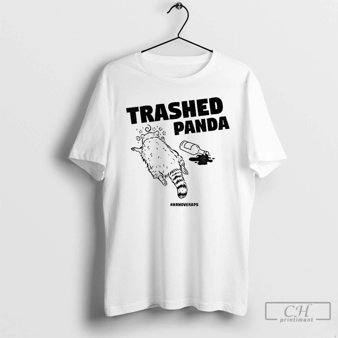 Classic Drunken Raccoon Trashed Panda