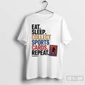 Classic Eat Sleep Collect Sports Cards Repeat Collecting Basketball