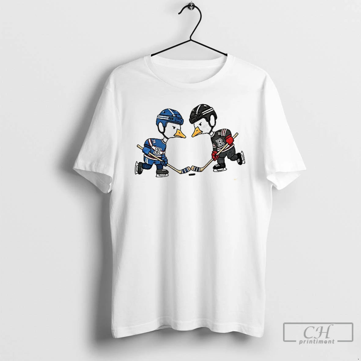 Classic Embroidered Hockey Goose Heated Rivalry Shane And Ilya Hollander Rosanov Hollanov Lgbt T Shirts