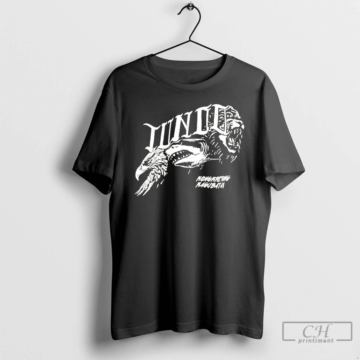 Classic Engels Shark Lions Junie Kongkretong Kagubatan Retro