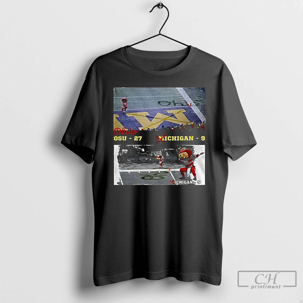 Classic Erase The M Ohio State Rivalry 27 9 Buckeyes Beat Michigan T Shirts Sweater