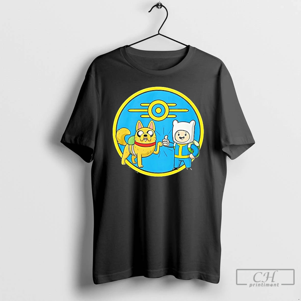 Classic Finn And Jake Fallout Adventure Time Wasteland Time Logo