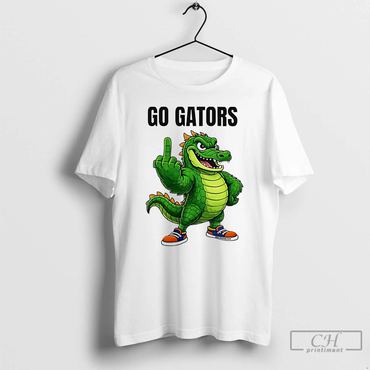 Classic Florida Gator Middle Finger Go Gators Mascot