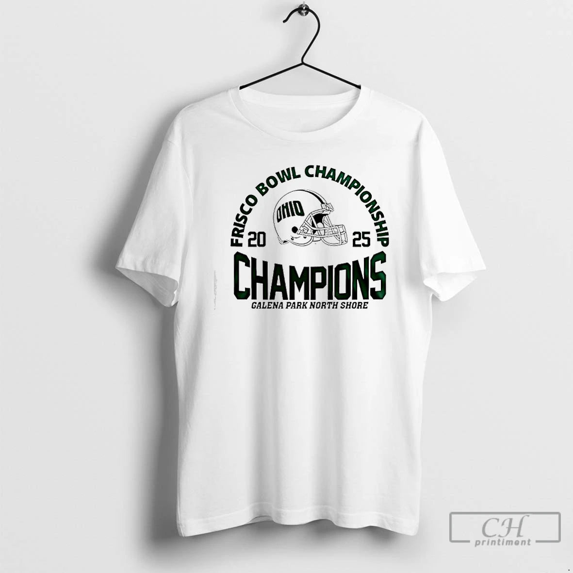 Classic Frisco Bowl Champions Ohio Bobcats Galena Park North Shore 2025 Helmet T Shirts Sweater
