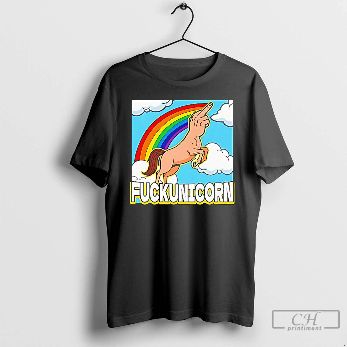Classic Fuckunicorn Unicorn Middle Finger