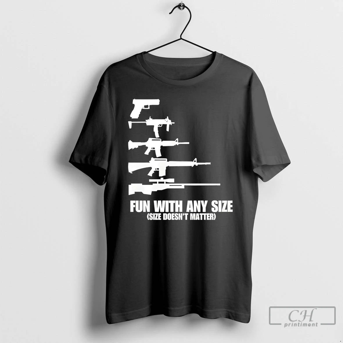 Classic Fun With Any Size Doesnt Matter Gun