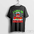 Classic Funny Santa I Like To Slide Inside Christmas Couple Matching