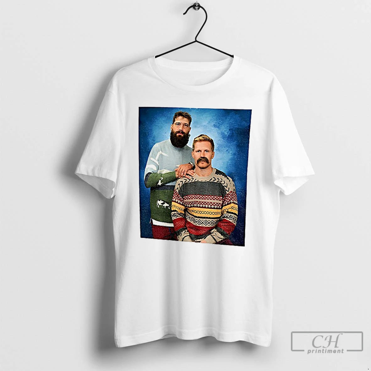 Classic Gabriel Landeskog Vs Brent Burns Colorado Avalanche Hockey Stepbrothers Merry Christmas T Shirts Sweater