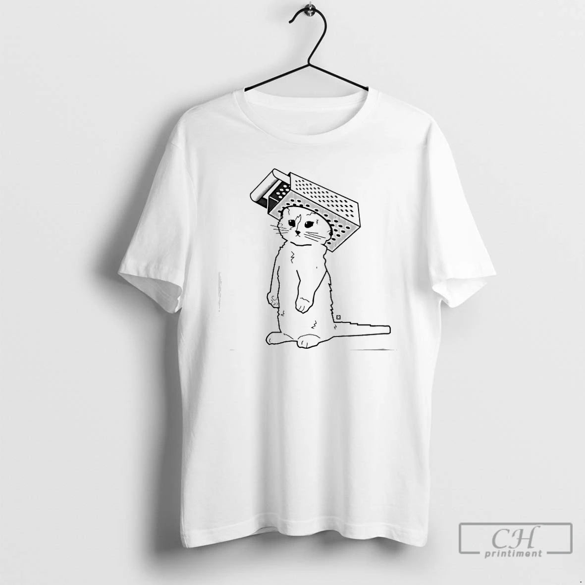 Classic Gary The Cat Cheese Grater Graphic