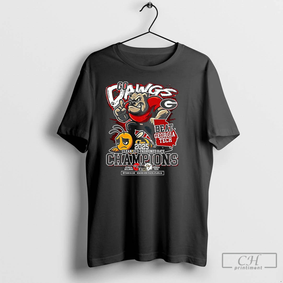 Classic Georgia Bulldogs Go Dawgs 2025 Clean Old Fashioned Hate Champions