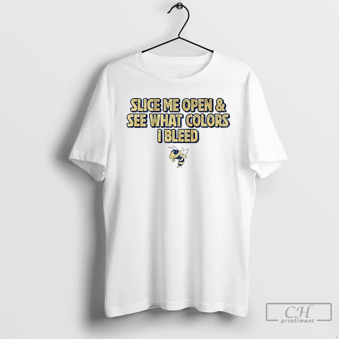 Classic Georgia Tech Yellow Jackets Slice Me Open And See What Colors I Bleed