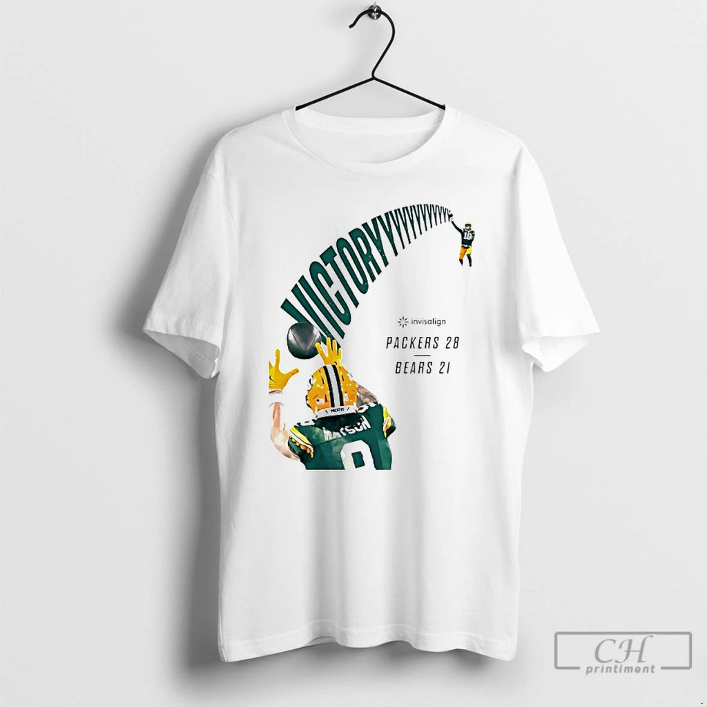 Classic Green Bay Packers Victory 28 Bears 21